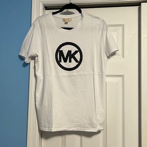Women’s size L white Michael Kors T-shirt. Never worn